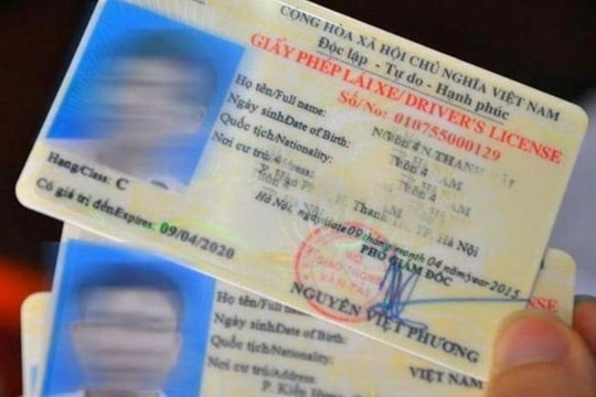Dự thảo đổi 22 triệu giấy phép lái xe giấy sang thẻ nhựa