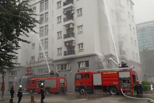 Hà Nội: Tổng kiểm tra phòng cháy, chữa cháy toàn bộ chung cư, nhà ở kết hợp sản xuất kinh doanh