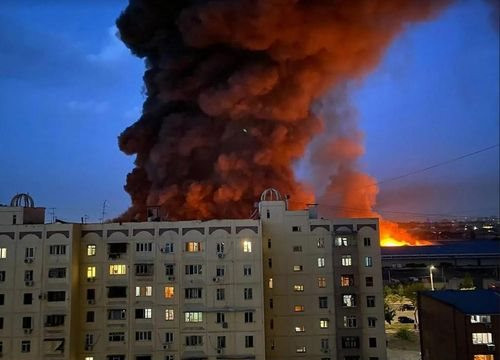 Cập nhật vụ nổ kho gần sân bay quốc tế Tashkent, Uzbekistan