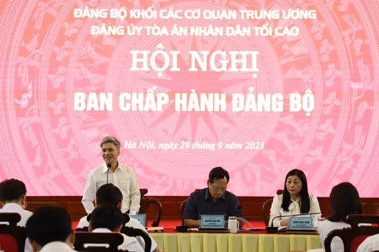 Kiện toàn bổ sung Ủy viên BCH Đảng bộ, Ủy ban Kiểm tra Đảng ủy TANDTC