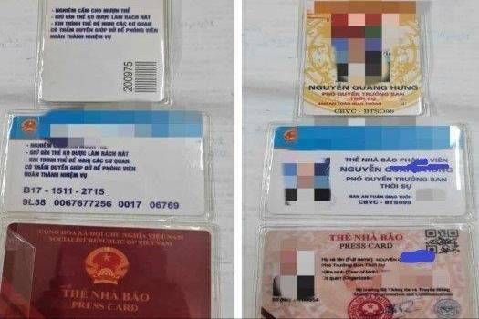 Thái Nguyên: Tạm giữ đối tượng vi phạm nồng độ cồn, dùng thẻ nhà báo giả