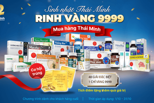 Dược phẩm Thái Minh tưng bừng tri ân khách hàng nhân dịp kỷ niệm 12 năm sinh nhật
