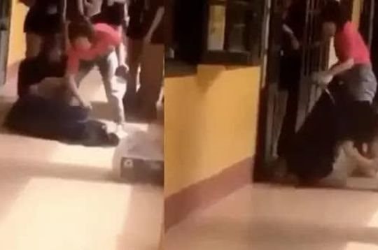Công an xác minh clip cô giáo túm cổ áo, kéo lê học sinh