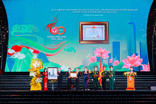 Long trọng kỷ niệm 60 năm thành lập TP. Vinh, 235 năm Phượng Hoàng Trung Đô