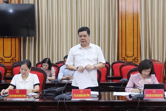 Hà Giang lấy ý kiến góp ý vào Dự thảo Luật Tổ chức TAND (sửa đổi)