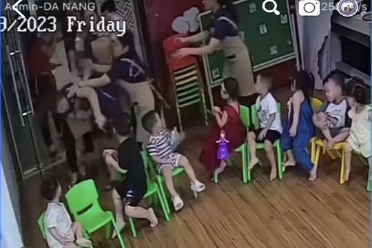 Dừng hoạt động cơ sở mầm non vì giáo viên ẩu đả trước mặt trẻ
