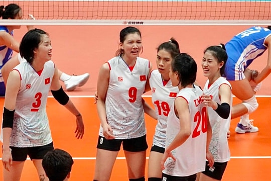 Bóng chuyền nữ Việt Nam lần đầu tiên vào top 4 Asiad