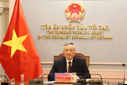 Chánh án Nguyễn Hòa Bình tham dự Diễn đàn Pháp luật quốc tế khu vực Châu Á - Thái Bình Dương lần thứ XII