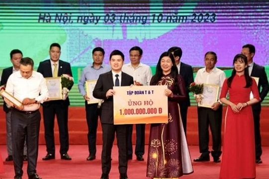T&T Group ủng hộ 1 tỷ đồng cho Quỹ “Vì người nghèo” thành phố Hà Nội