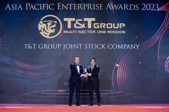 Phó Chủ tịch T&T Group Đỗ Vinh Quang nhận giải Doanh nhân xuất sắc Châu Á 2023