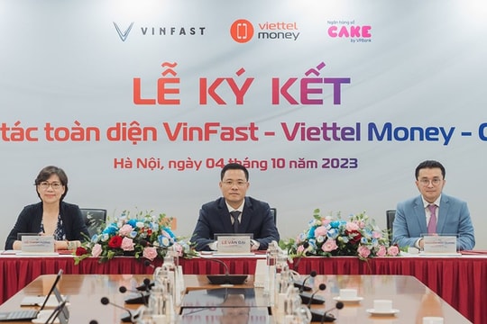 VinFast hợp tác chiến lược với Cake by VPBank và Viettel Money, hỗ trợ khách hàng mua xe máy điện trả góp với giá ưu đãi