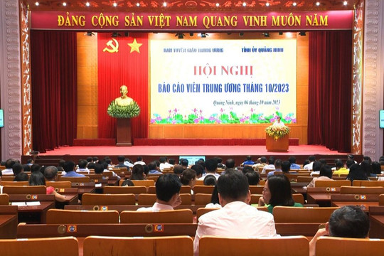 Hội nghị Báo cáo viên Trung ương tháng 10 năm 2023