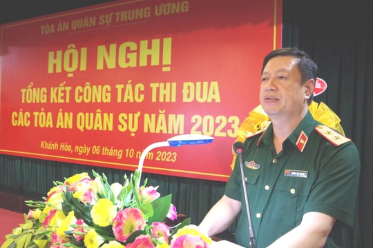Tòa án Quân sự Trung ương tổng kết công tác thi đua năm 2023