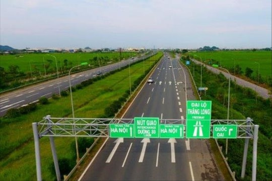 Sắp khởi công tuyến đường cao tốc Đại lộ Thăng Long, đoạn nối từ quốc lộ 21B đến cao tốc Hà Nội - Hòa Bình