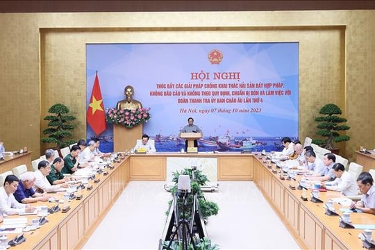 Thủ tướng: Hành động quyết liệt để thực hiện nhiệm vụ chống khai thác IUU