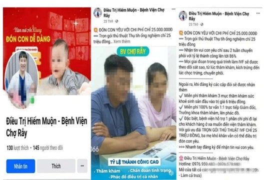 Mạo danh Bệnh viện Chợ Rẫy "dụ" bệnh nhân hiếm muộn