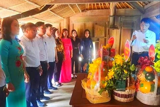 Trang trọng lễ giỗ nhà hoạt động yêu nước Nguyễn Sinh Khiêm