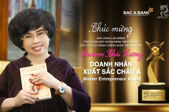 BAC A BANK giành “cú đúp” giải thưởng tại APEA 2023