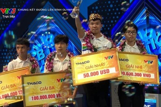 Thí sinh Thanh Hóa giành Nguyệt quế Đường lên đỉnh Olympia
