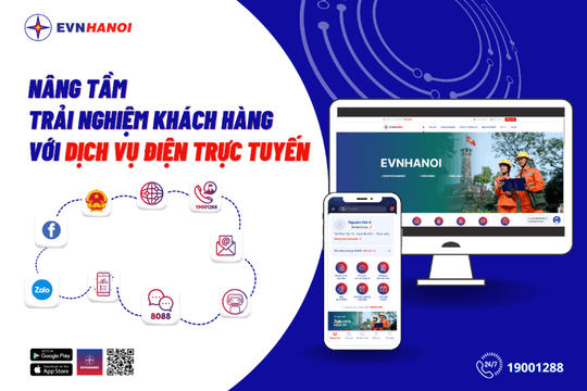 EVNHANOI chuyển đổi số từ chất lượng dịch vụ điện