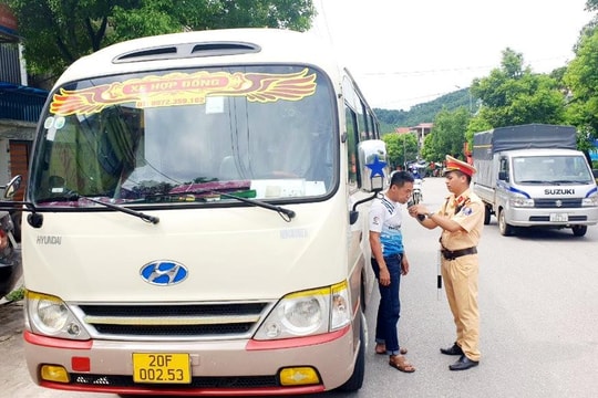 Thái Nguyên: Xử lý trên 1.100 trường hợp vi phạm về vận tải hành khách