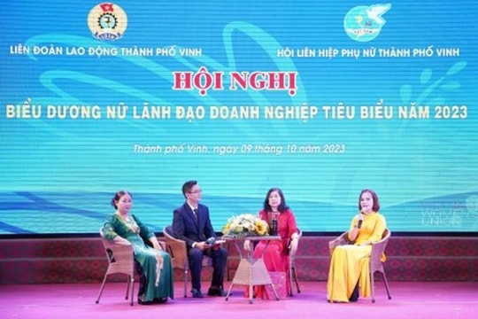 Nghệ An: Tôn vinh 36 nữ doanh nhân tiêu biểu năm 2023