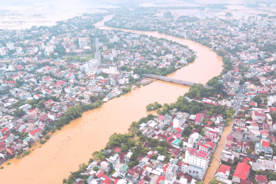 Đề phòng lũ trên các sông từ Nghệ An đến Thừa Thiên - Huế