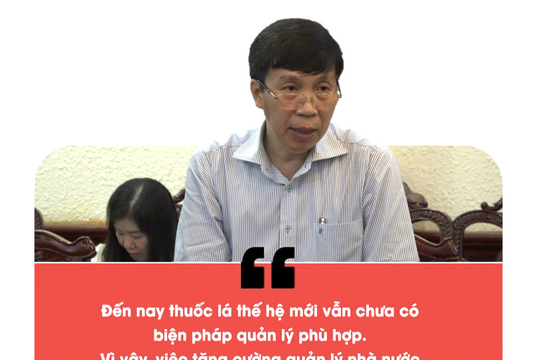 Các vấn đề về thuốc lá mới vẫn đang trong tiến trình thảo luận