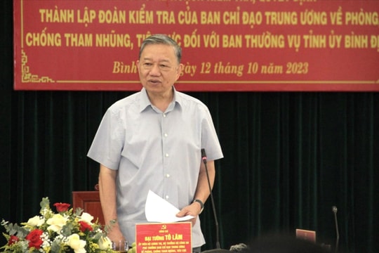 Công bố kế hoạch kiểm tra công tác phòng, chống tham nhũng, tiêu cực tại Bình Định