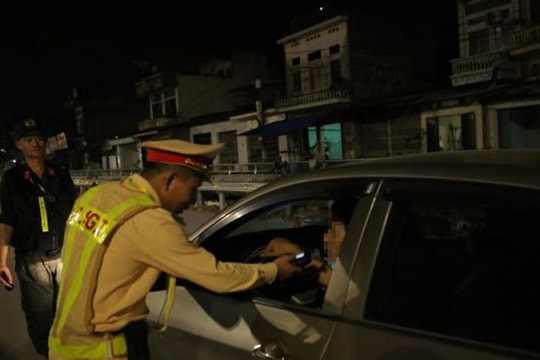 192 người vi phạm nồng độ cồn là cán bộ, công chức