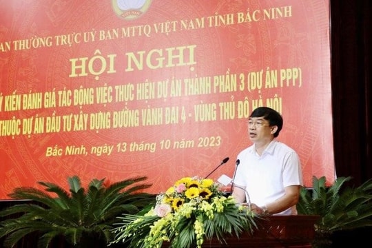 Ủy ban MTTQ tỉnh Bắc Ninh lấy ý kiến về việc thực hiện đường vành đai 4 – vùng Thủ đô