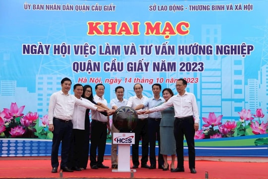 Hà Nội: Tổ chức “Ngày hội việc làm và tư vấn hướng nghiệp quận Cầu Giấy năm 2023”