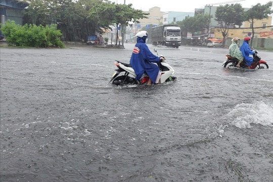 Đà Nẵng: Cho học sinh nghỉ học ngày 16/10 do mưa lớn