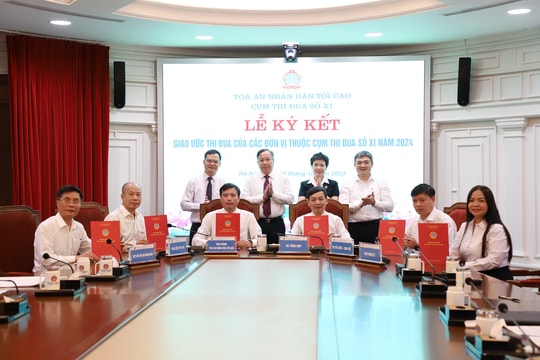 Cụm thi đua số XI TAND đạt hiệu quả cao trên các mặt công tác