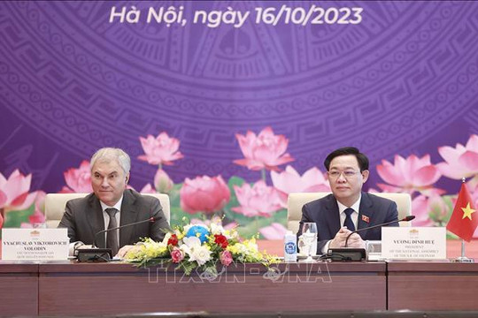 Chủ tịch Duma Quốc gia Quốc hội LB Nga kết thúc tốt đẹp chuyến thăm chính thức Việt Nam