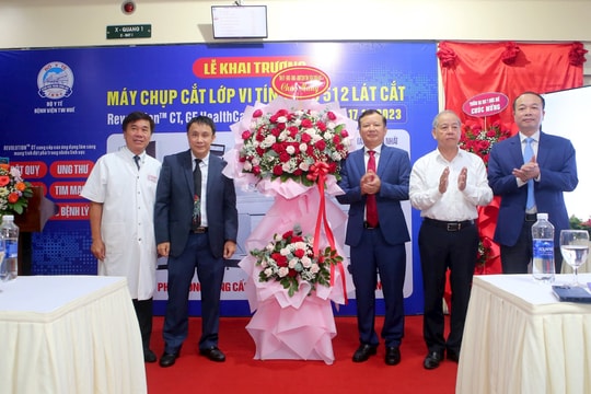 Khai trương máy chụp cắt lớp vi tính công nghệ cao tại Bệnh viện Trung ương Huế