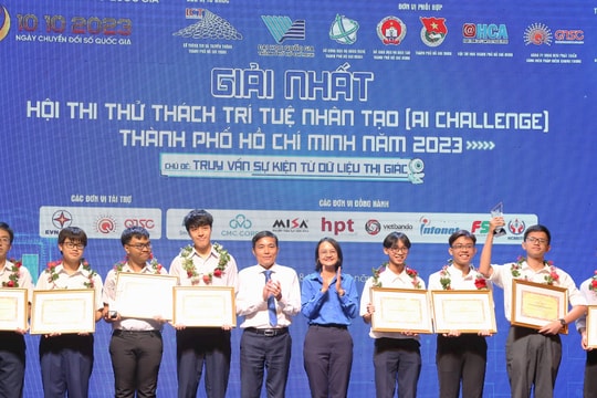 Lộ diện chủ nhân giải thưởng Hội thi thử thách trí tuệ nhân tạo TP.HCM
