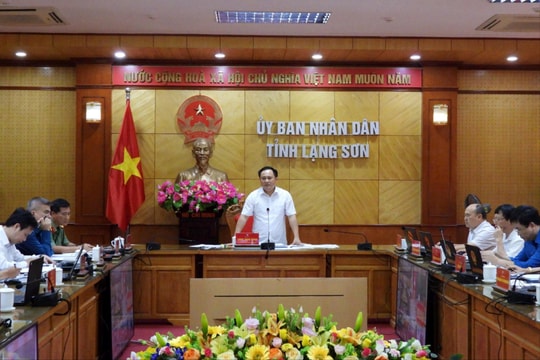 UBND tỉnh Lạng Sơn họp tháo gỡ vướng mắc về giải phóng mặt bằng