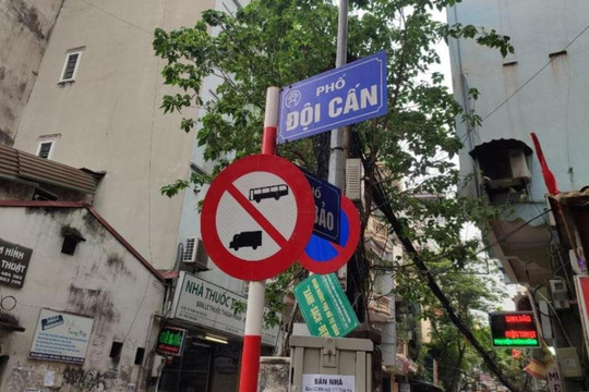 Hà Nội tổ chức lại giao thông phố Đội Cấn