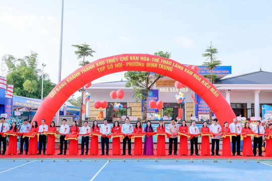 Đưa khu thiết chế văn hóa kiểu mẫu Gò Nọi vào hoạt động