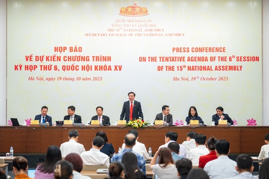 Kỳ họp thứ 6, Quốc hội khóa XV: Dự kiến khối lượng công việc rất lớn