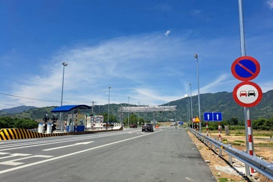 Cao tốc Nha Trang - Cam Lâm sẽ không có barie tại các trạm thu phí