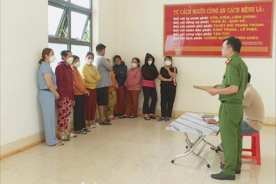 Triệt phá đường dây đánh bạc tại Đắk Lắk