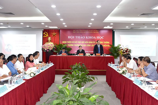 Hoàn thiện cơ chế phối hợp trong hệ thống trường đại học