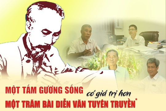 Một tấm gương sống còn có giá trị hơn một trăm bài diễn văn tuyên truyền - Bài 1: Từ cuộc sống đời thường