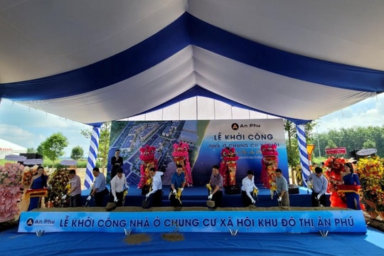  Đắk Lắk: Khởi công xây dựng công trình nhà ở xã hội tại Khu đô thị Ân Phú