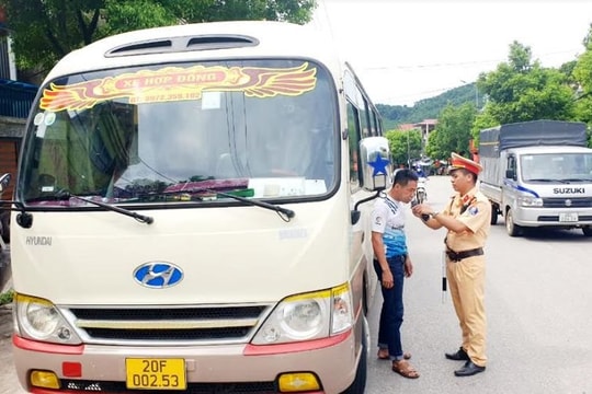 Thái Nguyên: Xử lý trên 1.100 trường hợp vi phạm về vận tải hành khách