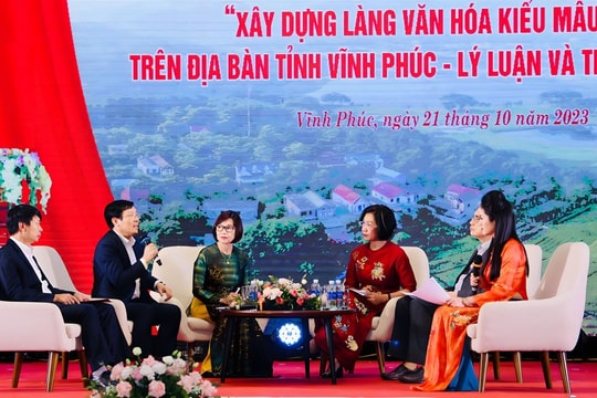 Hội thảo khoa học xây dựng Làng văn hóa kiểu mẫu ở Vĩnh Phúc
