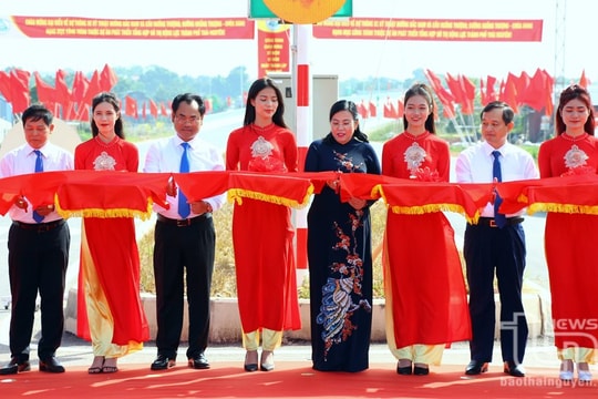 Thông xe kỹ thuật cầu, đường dự án đô thị động lực thành phố Thái Nguyên