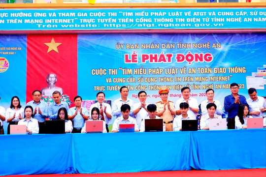 Nghệ An: Phát động cuộc thi 'Tìm hiểu pháp luật về An toàn giao thông'